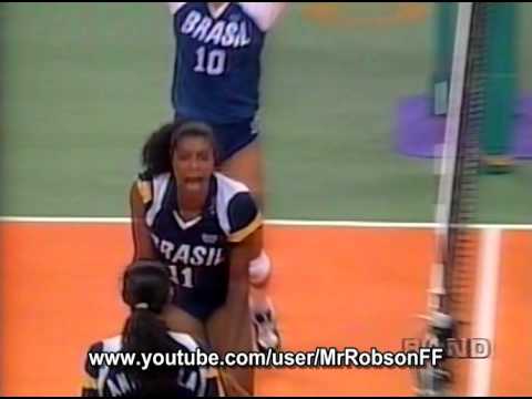 Atlanta 1996 - Semifinal Vôlei Feminino - Brasil x Cuba