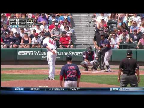 MLB 2014 03 22 Boston Red Sox VS Atlanta Braves(SpringTraining)