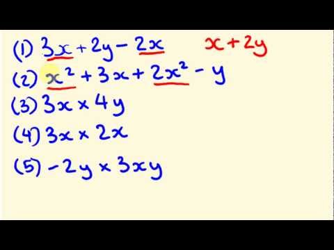 Algebra Introduction - the basics