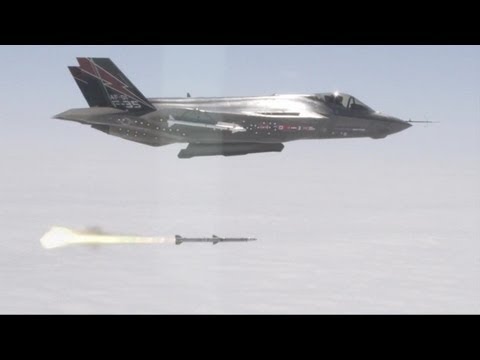 Lockheed Martin - F-35A Stealth Fighter First AIM-120 AMRAAM Launch Test [720p]