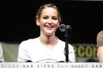 Jennifer Lawrence speaking at the 2013 San Diego Comic Con International, for "X-Men: Days of Future Past", at the San Diego Convention Center in San Diego, California.