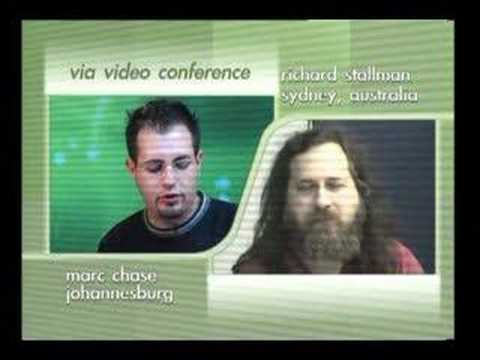 Richard stallman speaking abouth opensource