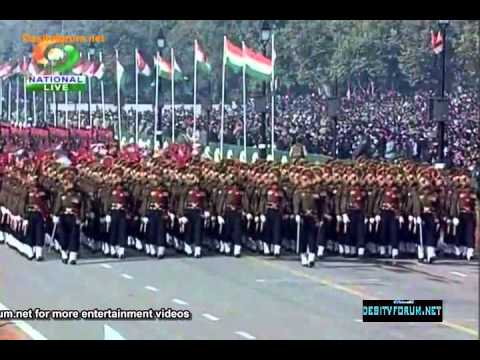 64th Republic Day Parade 2013 Live From Rajpath 26th January 2013 Watch Online Video Pt2