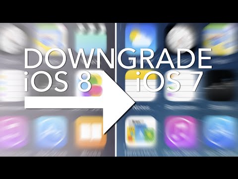 How to downgrade iOS 8 to iOS 7.1.2