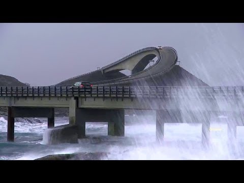 The Atlantic Ocean Road  Ranked One World most Dangerous & Beautiful Roads