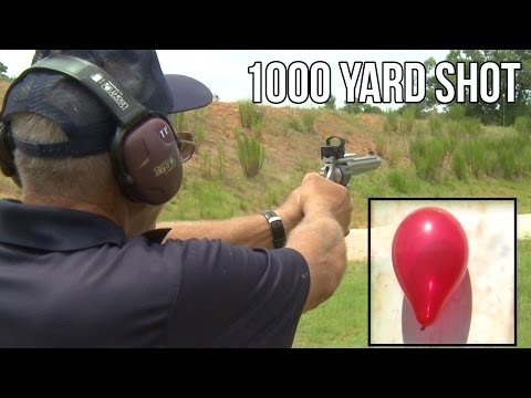 WORLD RECORD 1000 yard shot with a 9mm Hand Gun! | S&W 929 by Jerry Miculek