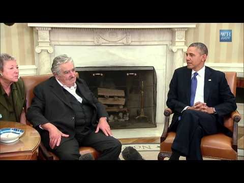 President José Mujica of Uruguay Meets with Obama at the White House (2014)