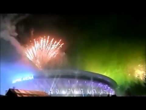 INC CENTENNIAL FIREWORKS DISPLAY 2014 BEST VIEW (PHILIPPINE ARENA)