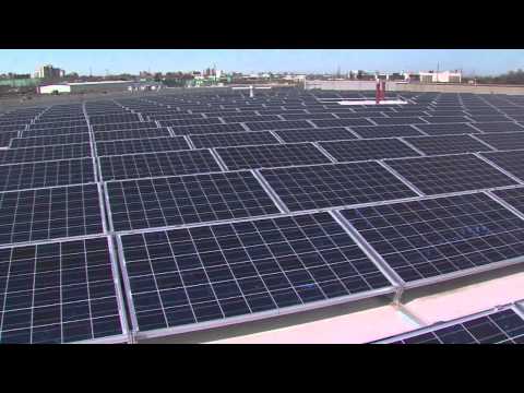 How do solar panels create electricity?