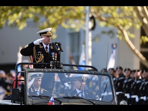 Наземная часть Парада Победы в Севастополе