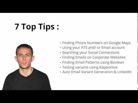 How to find anyone's email address or Phone Numbers: Ultimate Guide Webinar