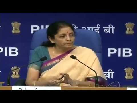 Press Conference by Smt. Nirmala Sitharaman,  (MoS) Commerce & Industry