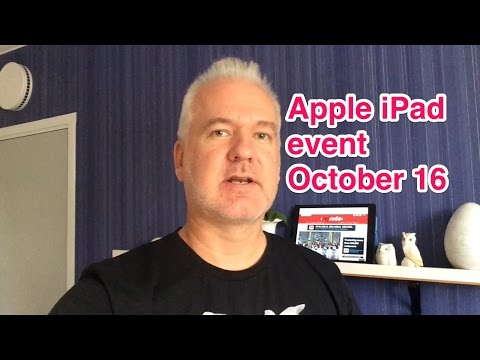 Apple Will Have The iPad Event October 16 - Here Is Rumors And Predictions