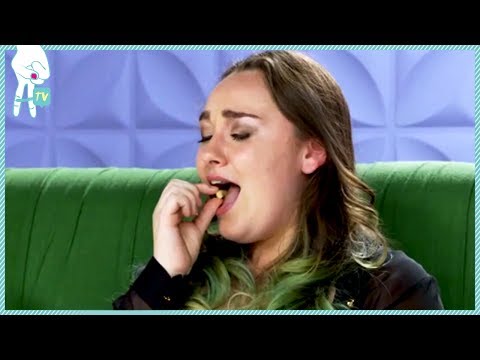 Trying New Things - IMO girls try new foods LIVE!! - IMO Ep 376