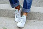 MILAN, ITALY - SEPTEMBER 17: Sara Nicole Rossetto poses wearing a vintage overall and Adidas sneakers on September 17, 2014 in Milan, Italy.  (Photo by Vanni Bassetti/Getty Images)