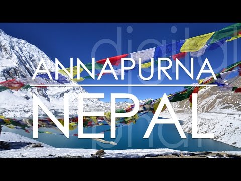 Trekking Nepal - Annapurna Circuit Trek (13days in 15min) Annapurna Runde