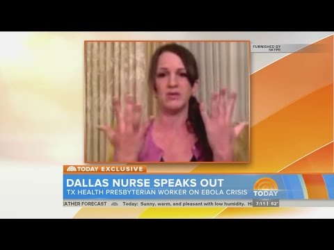 Dallas nurse speaks out about ebola care