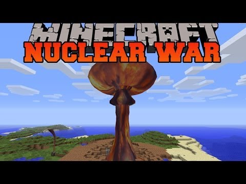 Minecraft: NUCLEAR WAR (BOMBS, EXPLOSIVES, ROCKETS, & LASERS) Mod Showcase