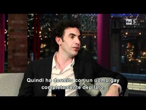 Sacha Baron Cohen al David Letterman