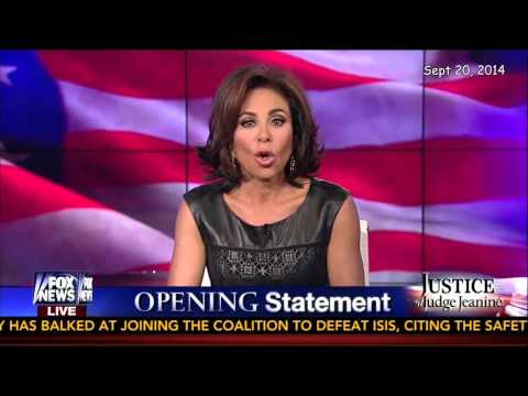 Judge Jeanine - Be Prepared, Govt Won't Protect You from ISIS/ISIL