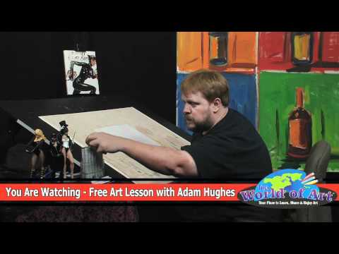 How to Draw Flesh Tones with Adam Hughes