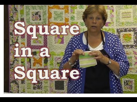 Make the Square in a Square Quilt Tutorial