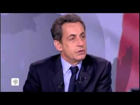 Interview de Nicolas Sarkozy par Philippe Dessaint et Patrick Simonin (TV5MONDE)