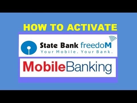 how to activate sbi mobile banking