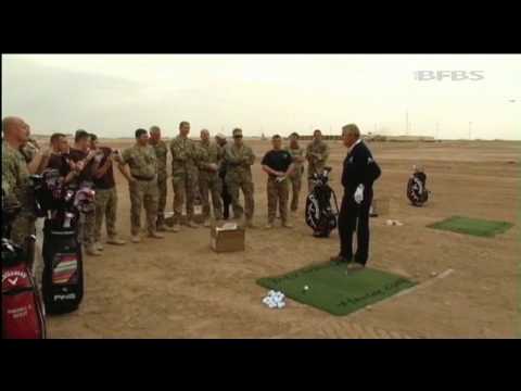 Golf legend visits Afghanistan 25.11.11