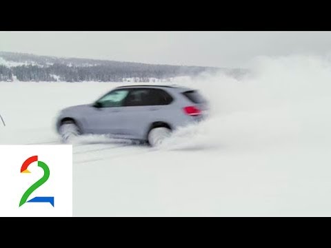 BMW X5 M50 on frozen lake in Norway - Broom.no