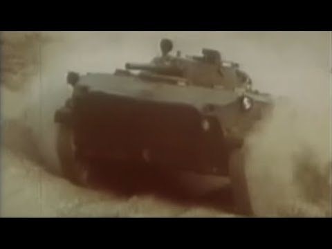 BMD-1 Soviet airborne amphibious infantry combat vehicle (vid1)