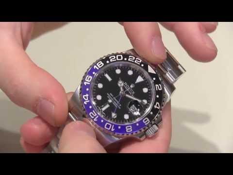 Rolex GMT Master II Day/Night Watch With Black And Blue Bezel Hands-On