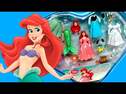 Princess Ariel The Little Mermaid Princess Fashion Set La Petite Sirène Coffret Princesse Play Set