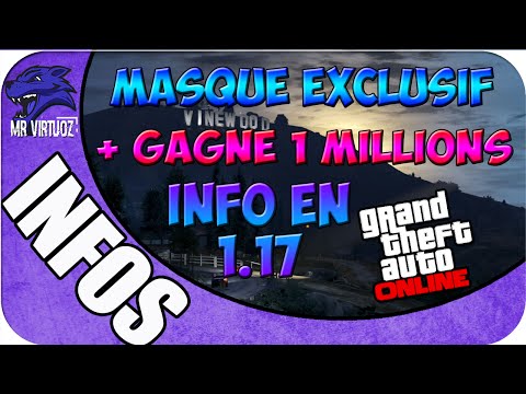 [Infos] Obtenir un Masque Exclusif sur GTA Online + Gagne 1.000.000$ | Infos en 1.17