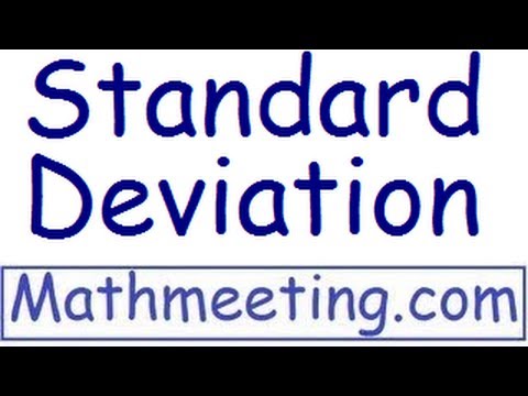 Standard deviation - Statistics