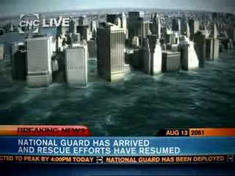 New York City underwater -- CNC Breaking News (Aug 13, 2051)