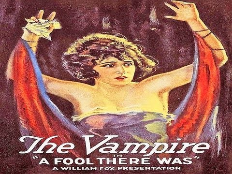 Theda Bara as The Vampire in A FOOL THERE WAS (1915)