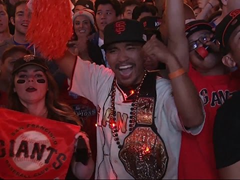 Giants Fans Celebrate World Series Win