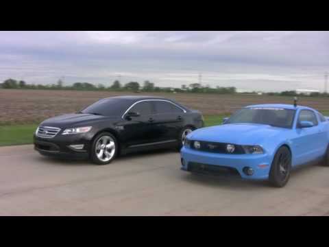 Livernois Tuned 2010 Taurus SHO vs 2011 5.0 Mustang GT