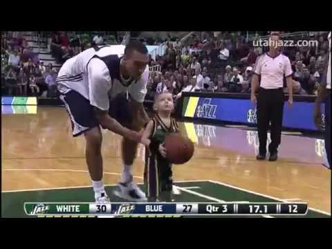 5-Year-Old JP Gibson Plays for the Utah Jazz