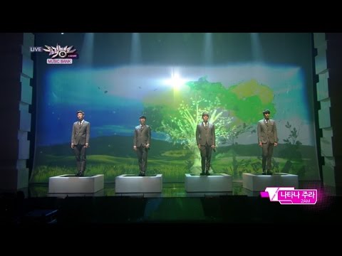 2AM “오늘따라(days like today)” & “나타나 주라 (Over the Destiny)” Comeback Stage @ KBS Music Bank 2014.10.31