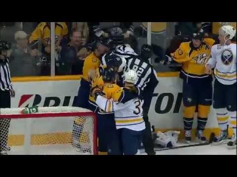 Jordin Tootoo vs Ryan Miller Incident (December 3, 2011) Tootoo Miller