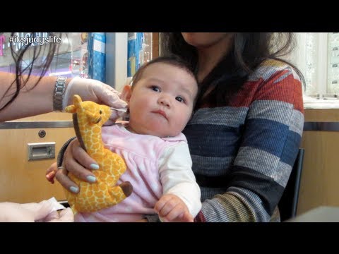 Baby gets her ears pierced!!! - May 15, 2013 - itsJudysLife Vlog