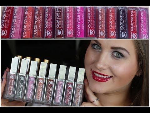 Whitening Lightening Lip Glosses | GIVEAWAY + Swatches