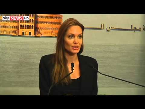 Angelina Jolie Meets Syrian Refugees In Lebanon