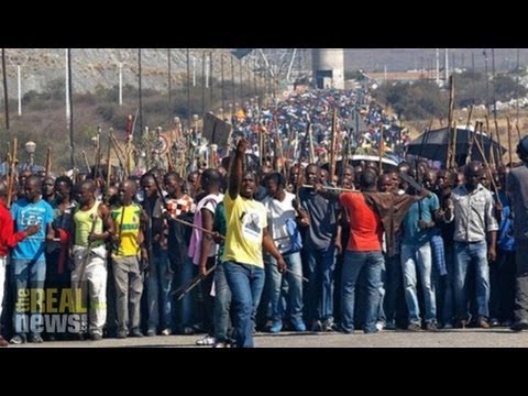 80,000 South African Platinum Miners Strike For A Living Wage