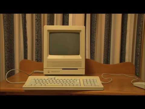 Apple Macintosh SE/30 (1989) Full Tour, Start Up and Demonstration