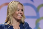 Comedian, actress and author Chelsea Handler poses for photos at Book Expo America, Thursday, May 30, 2013 in New York.