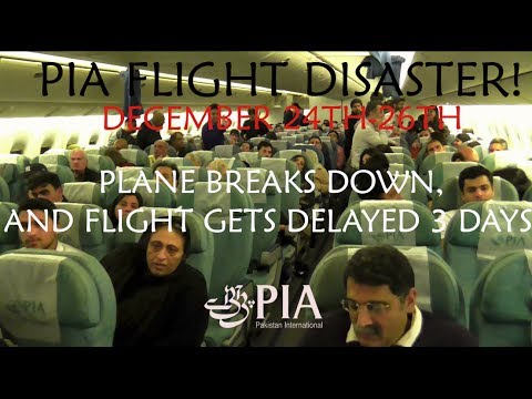 FLIGHT DISASTER!, PK758, PIA Pakistan International Airlines, London to Lahore, 24/12/13