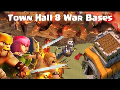 Clash of Clans Town Hall 8 Defense - Trophy / War Base Layouts